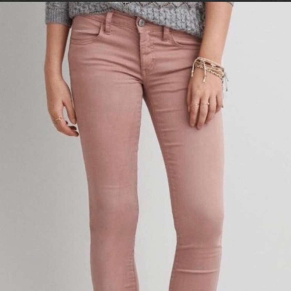 Euc super stretch American eagle jeggings 00 short